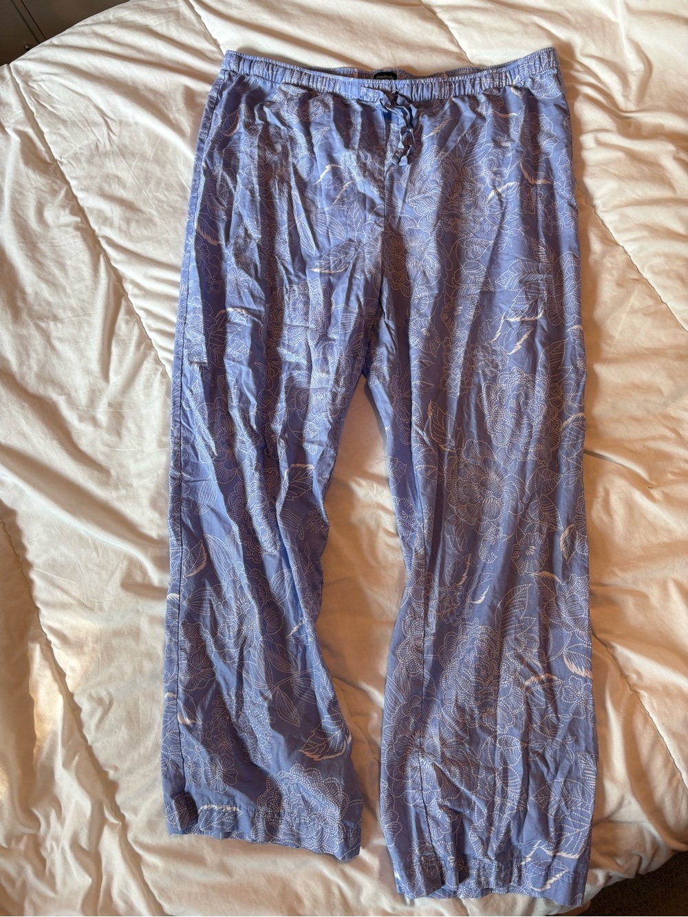 Gap Body Periwinkle Floral Women’s Cotton PJ Pants - Picture 6 of 6